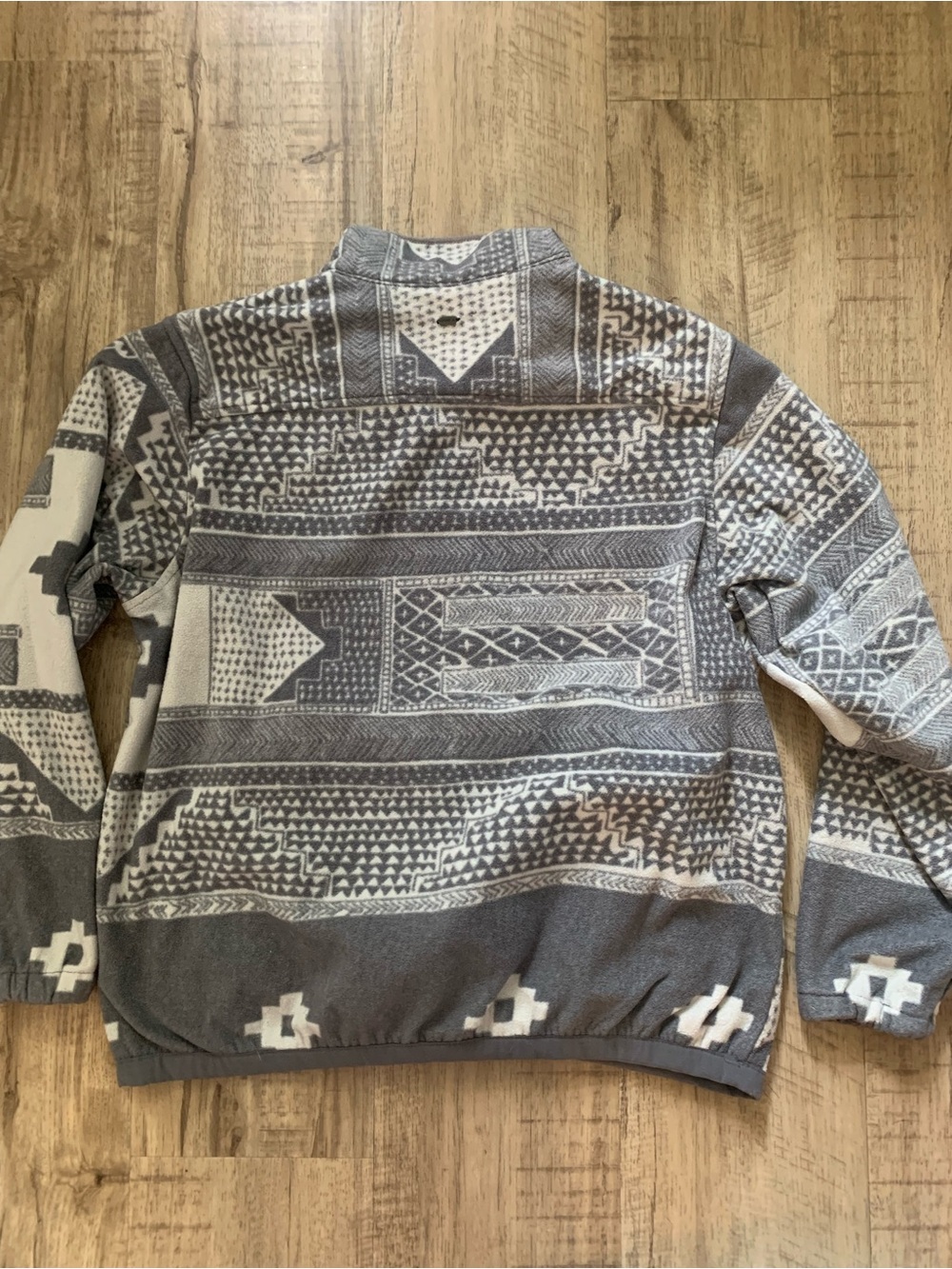 Columbia White & Grey Fleece Pull-over - Picture 3 of 11